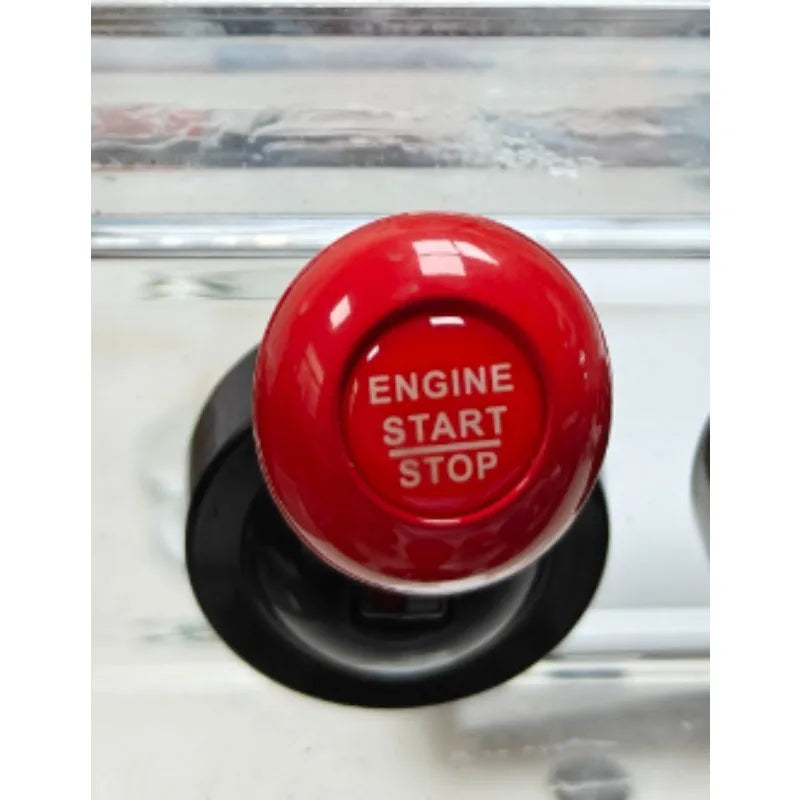 Car One-Touch Start Button with Push-to-Start Rocker Lever Retro Joystick Decoration Automotive Interior Accessories Car Gift