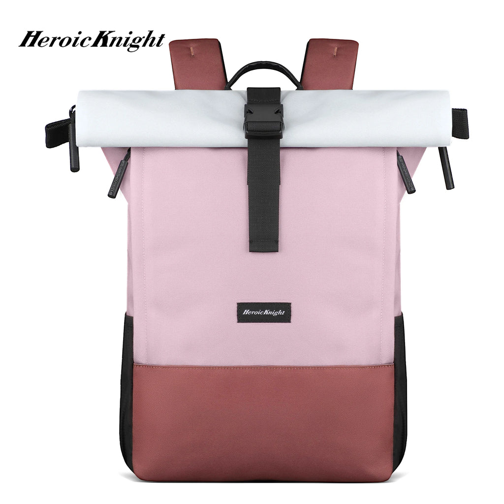 Heroic Knight Casual Travel Backpack Rolltop Anti-Theft Women School Backpack Sport Waterproof Business Laptop Backpack with USB