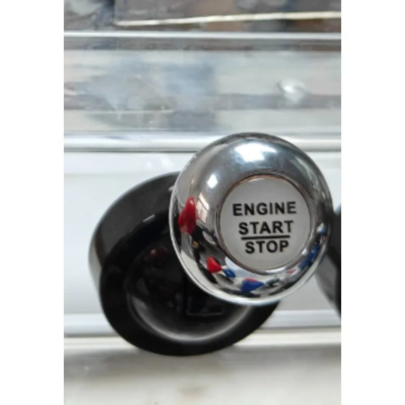 Car One-Touch Start Button with Push-to-Start Rocker Lever Retro Joystick Decoration Automotive Interior Accessories Car Gift