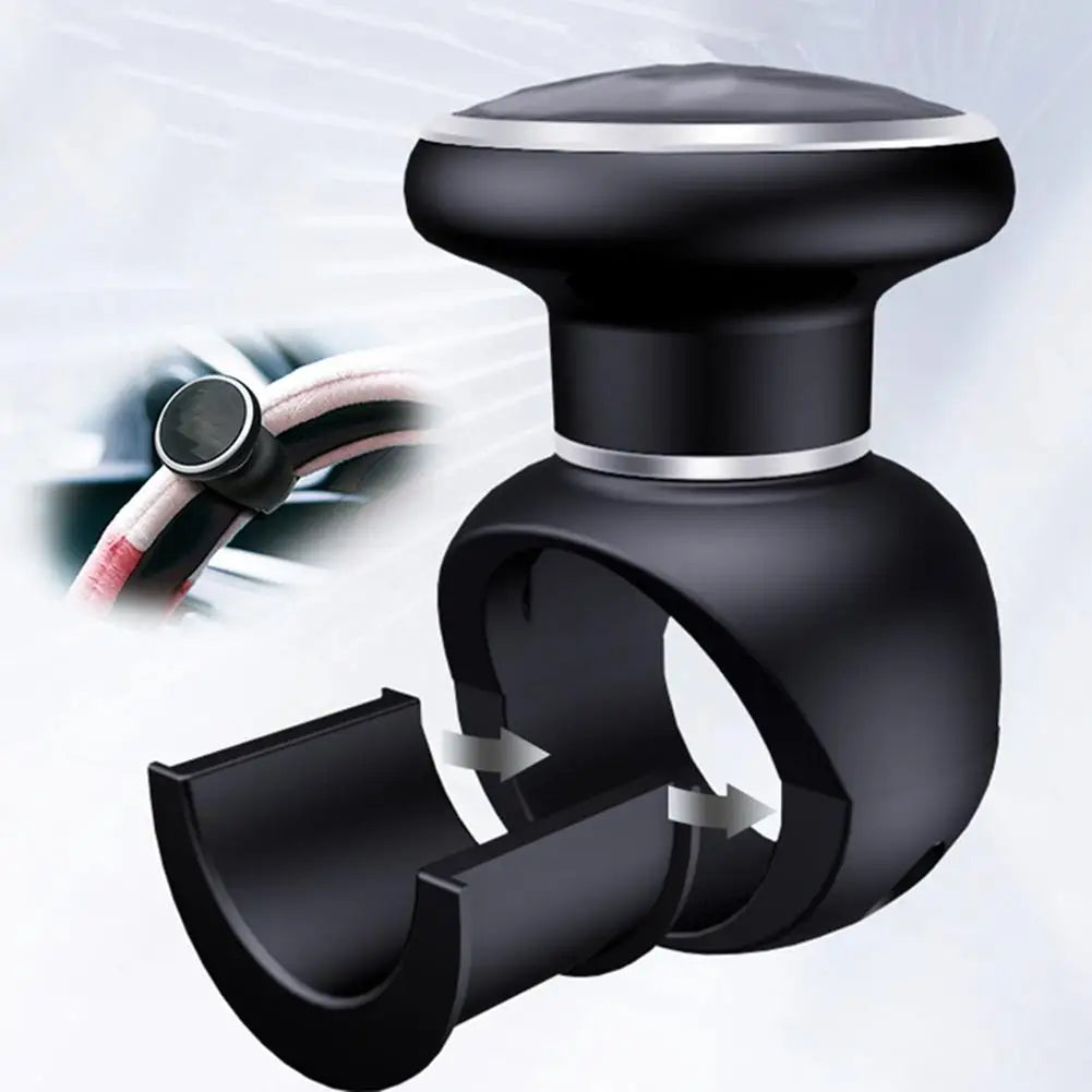 Car Steering Wheel Knob Spinner ABS And Premium Fit For Cars Trucks And More Black Handle Holder Automotive Accessories