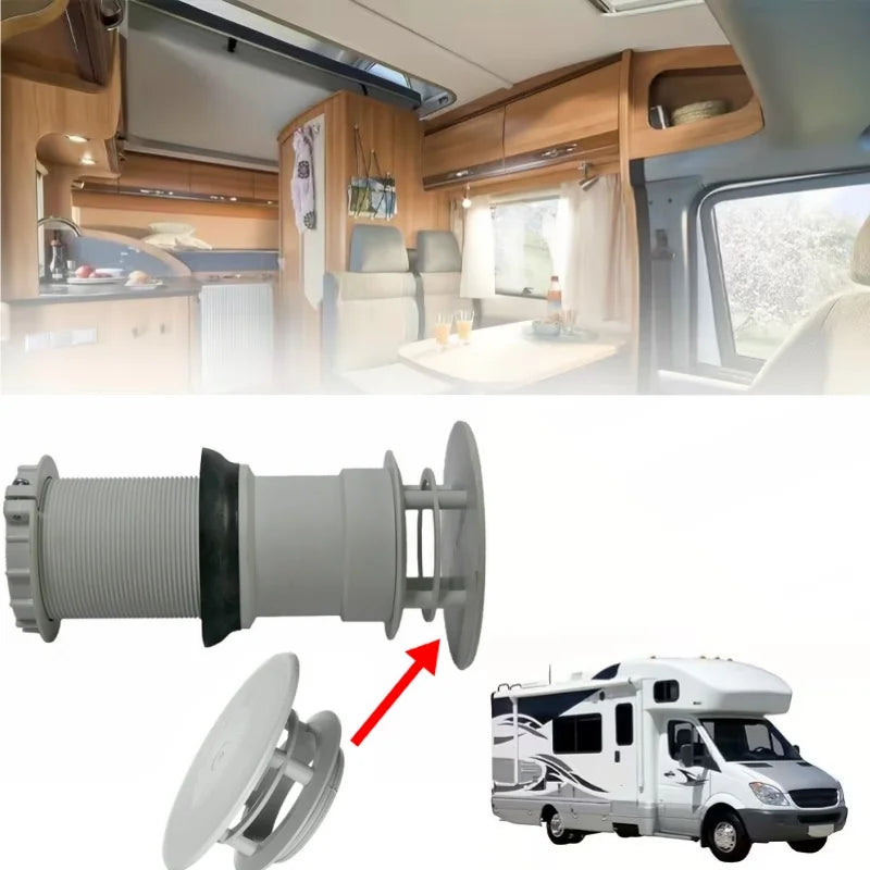 For Truma Space Heater Roof Cowl Flue Outlet RV Roof Cowl Flue Outlet Caravan Motorhome Car Accessories 30010-20900