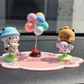 Yier Bubu Spring Swing Figurine Cute Cartoon Rocker Horse Ornament Car Interior Decor Desktop Decoration Birthday Gift 2026 new
