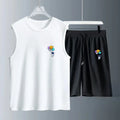 Men's Tank Top Sets 2026 Summer Quick drying sets for men beach Breathable sports  seaside oversize running Sportswear