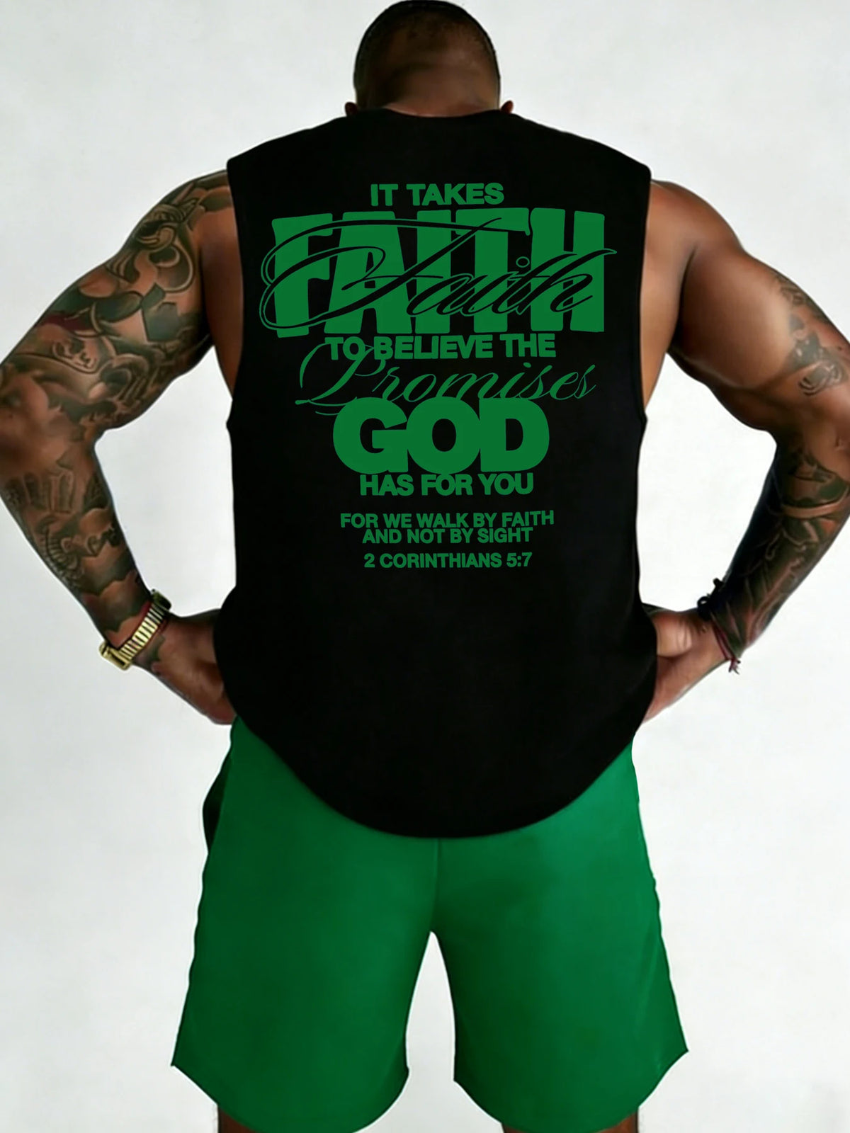 Men's Printed Sleeveless Tank Top and Shorts Set: Casual, Sports, and Leisure Summer Outfits