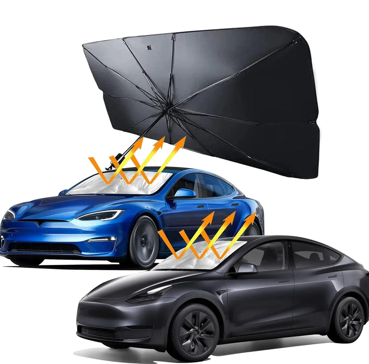 Car Front Windshield Sunshade Heat Insulation Sun Visor Summer For Auto Accessories