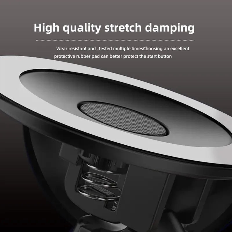 Car One-Touch Start Button with Push-to-Start Rocker Lever Retro Joystick Decoration Automotive Interior Accessories Car Gift