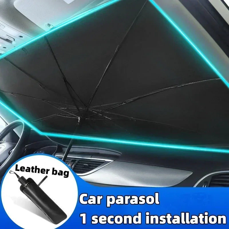 Car Front Windshield Sunshade Heat Insulation Sun Visor Summer For Auto Accessories