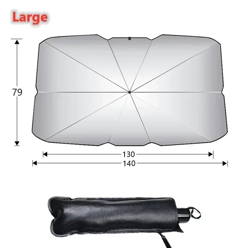 Car Front Windshield Sunshade Heat Insulation Sun Visor Summer For Auto Accessories