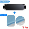 Strip Metal Magnetic Phone Holder Magnetic Car Phone Holder Stand Zinc Alloy Magnet Car GPS Support Mount Cellphone Holder Stand