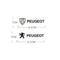 Car Interior Decals Emblem Sticker Decoration Accessories For Peugeot 206 307 308 207 3008 208 407 508 2008 5008 301 Citroen DS