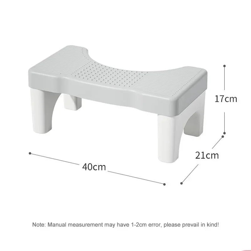 New Bathroom Squatty Potty Toilet Stool for Children Pregnant Woman Seat Elderly Toilet Foot Stand Stool Bathroom Accessories