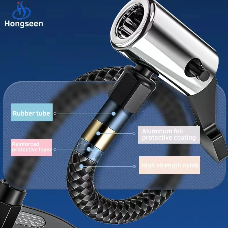 150psi Portable Balloon Pump Car Air Compressor Tire Inflator Pump Electric Ball Tyre Pump