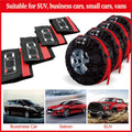 4PCS Car Spare Tire Cover Polyester Car Auto Wheel Tire Cover Protector Vehicle Tyre Wheel Covers Accessories Dustproof