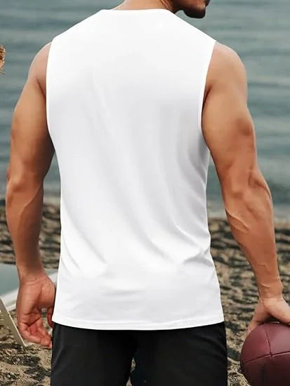 Men's Tank Top Sets 2026 Summer Quick drying sets for men beach Breathable sports  seaside oversize running Sportswear