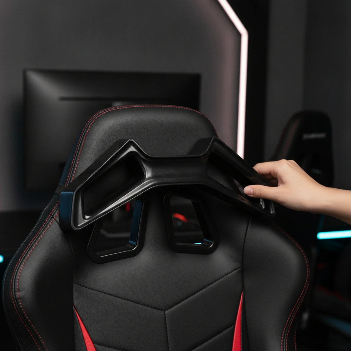 Gaming Chair Bracket Easy to Install Chair Bracket Replacement Part Symmetrical Hardware Rigid