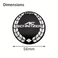 4Pcs 56MM For AC SCHNITZER Logo Badge Car Wheel Center Hub Caps Badge Sticker Decals For M3 M5 E34 60 E46 E39 X3 X5 Accessories