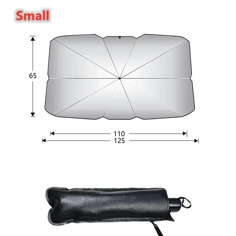 Car Front Windshield Sunshade Heat Insulation Sun Visor Summer For Auto Accessories