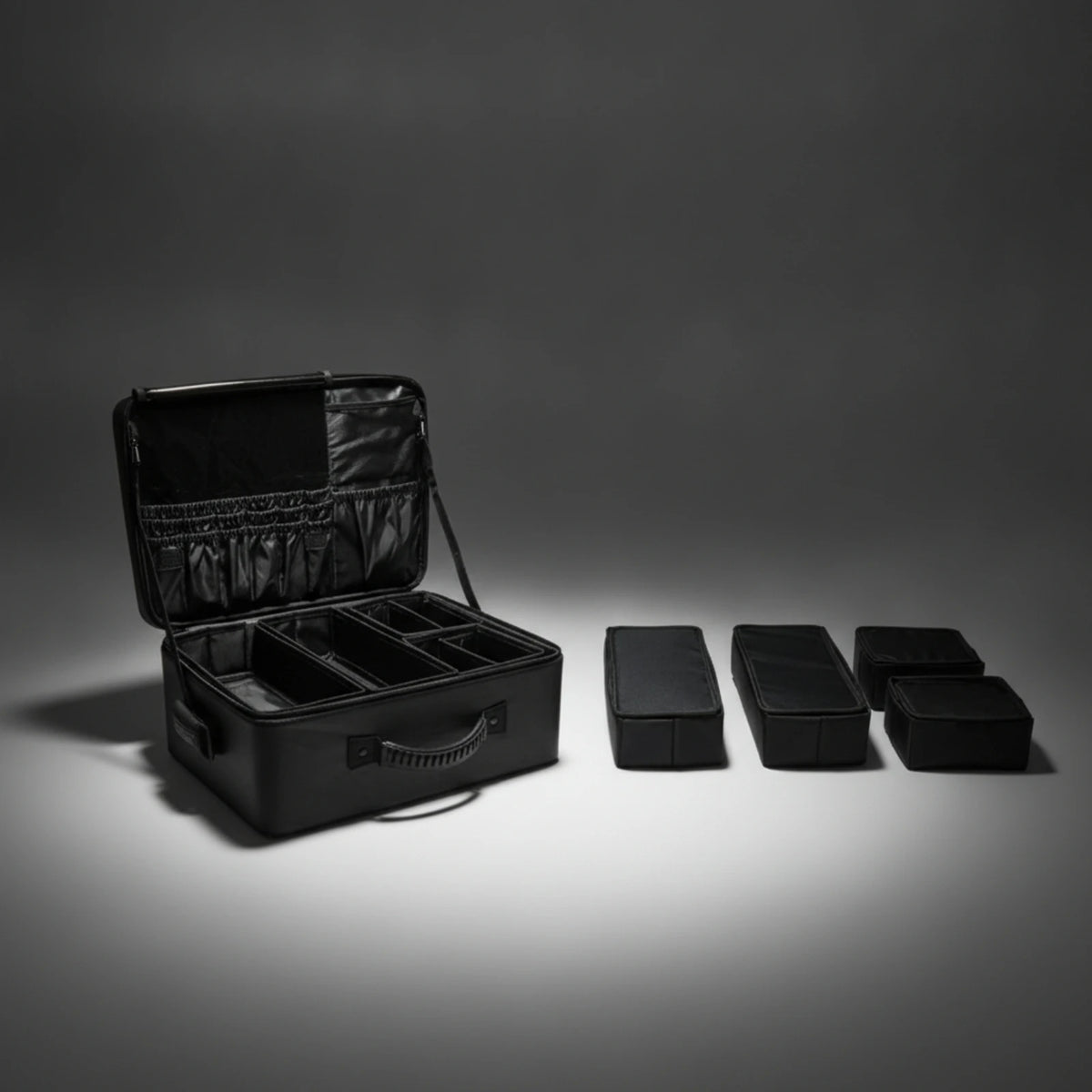 Rolling Makeup Case Hard-Sided Makeup Case with Wheels Cosmetic Trolley with Wheels Retractable Sturdy for Beauticians