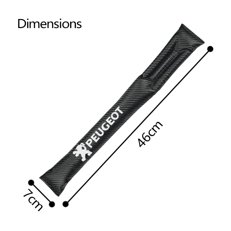 Premium Peugeot Car Seat Gap Filler Leakproof Pads Waterproof Interior Styling Accessory with Peugeot RCZ 106 107 108 206 207